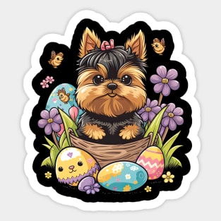 Yorkshire happy easter day Sticker